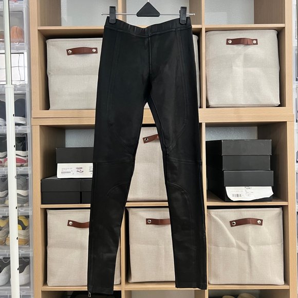 David Lerner Black Waxed Legging - Picture 1 of 3